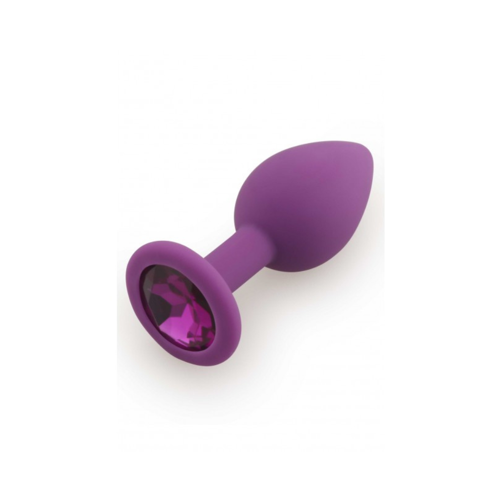 Plug anal bijou cristal à facettes
