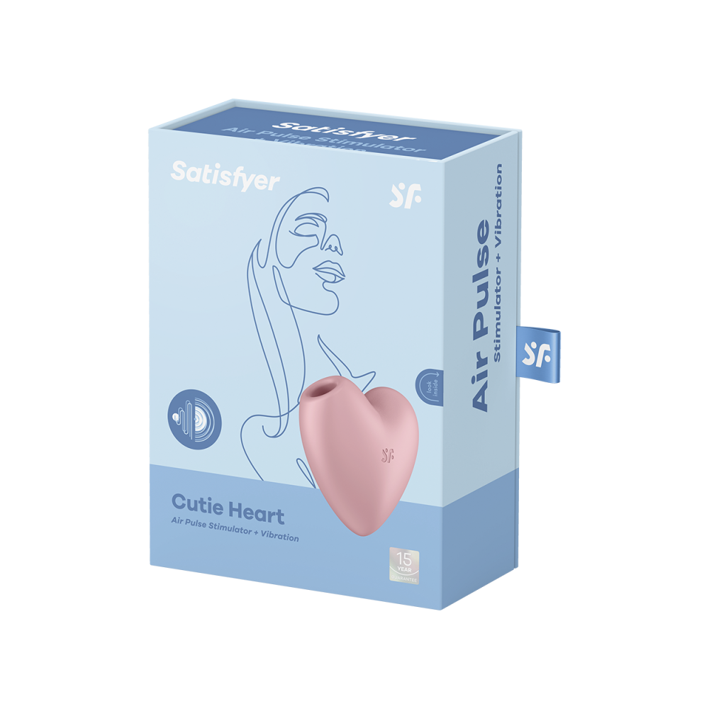 Stimulateur de clitoris en forme de cœur - Cuttie Heart SATISFYER