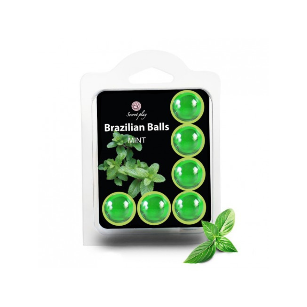 6 boules de massage brésiliennes