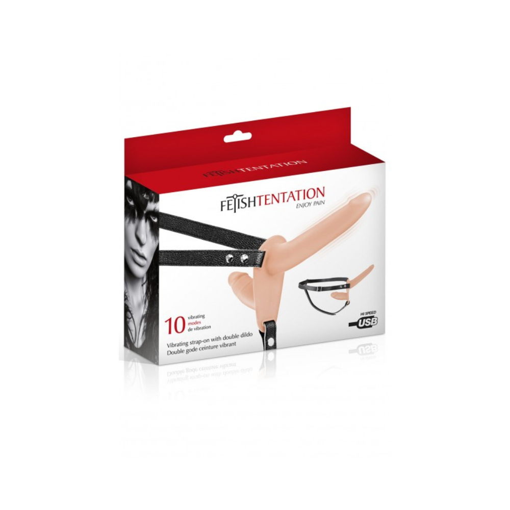 Double gode ceinture vibrant
