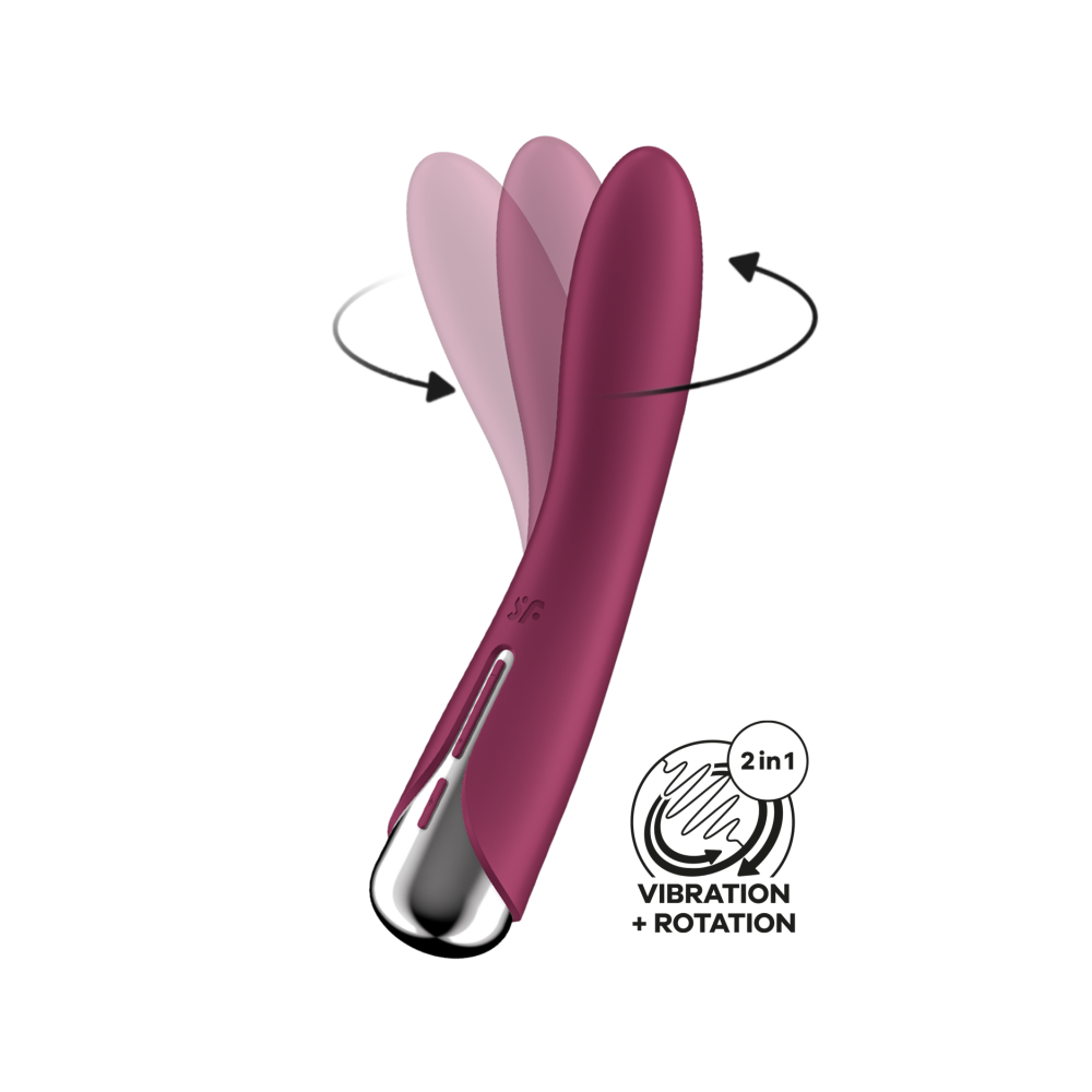 Vibromasseur tête rotative point G