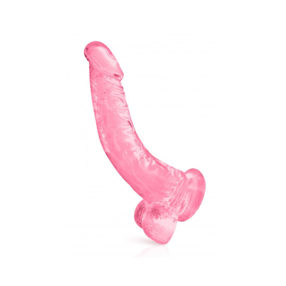 Gode jelly courbe ventouse taille XL
