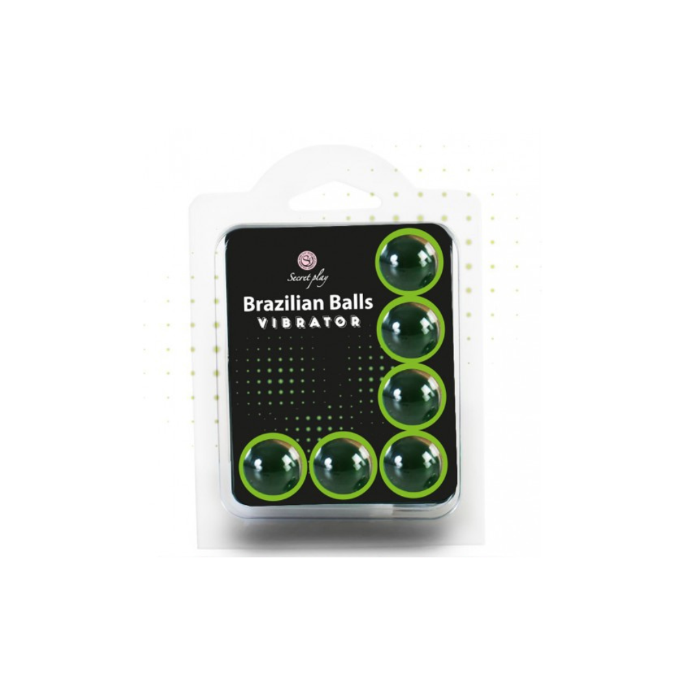 6 boules de massage brésiliennes