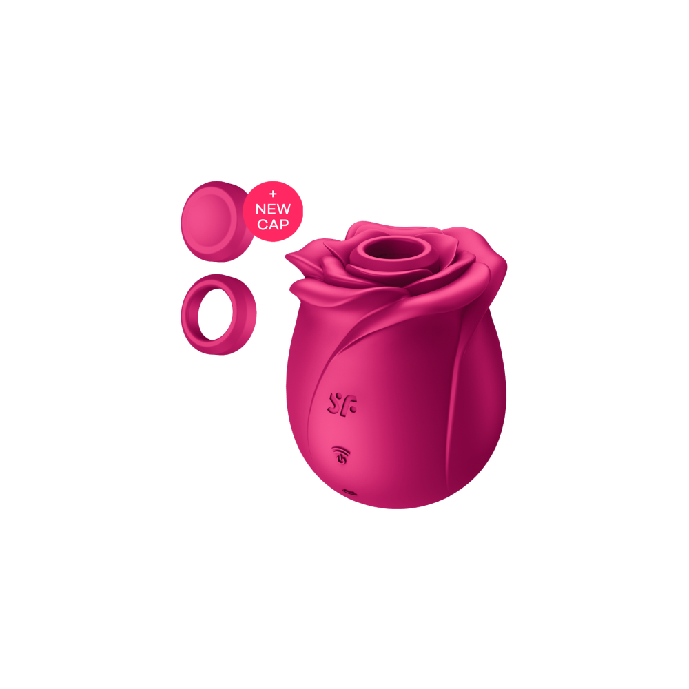 Stimulateur clitoridien rose par ondes de pression