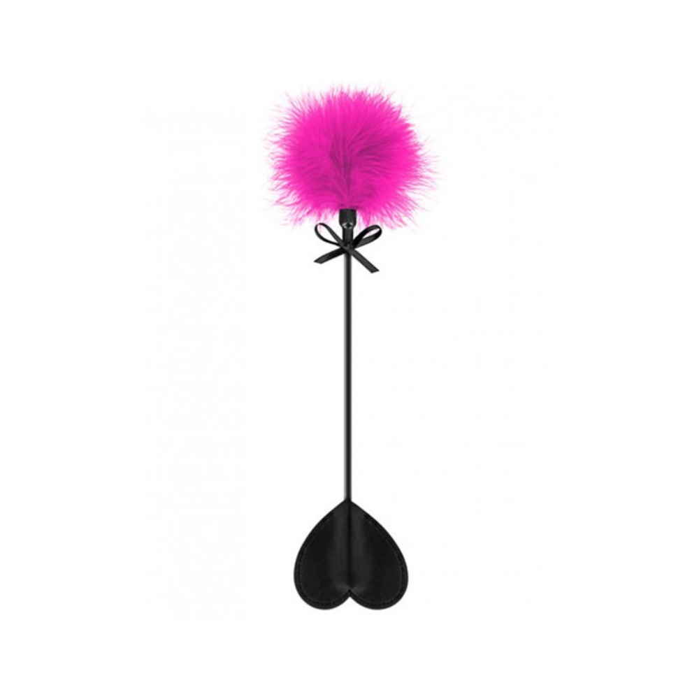 Cravache coeur avec plumeau