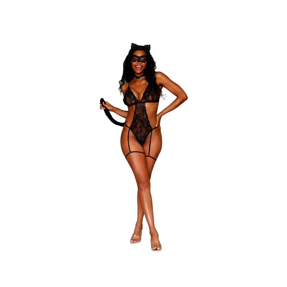 Costume chat 4 pièces