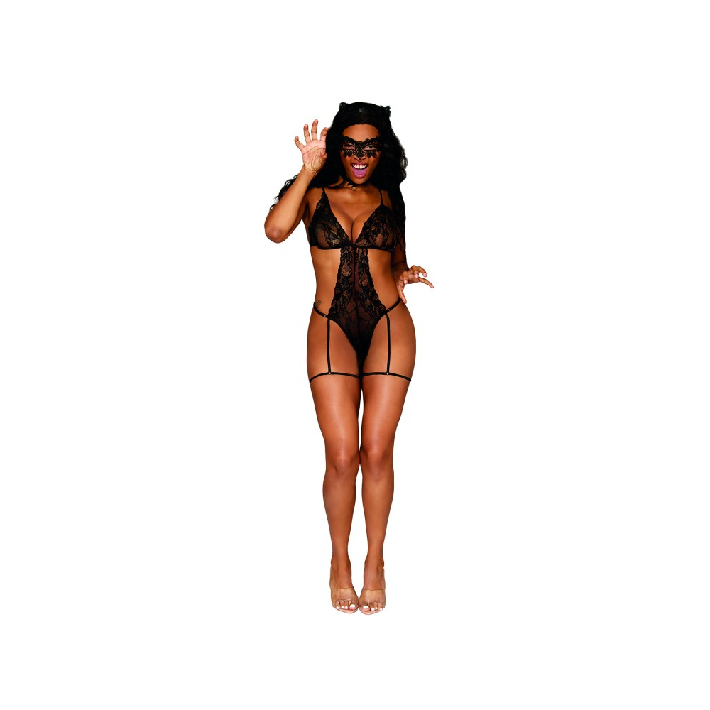 Costume chat 4 pièces
