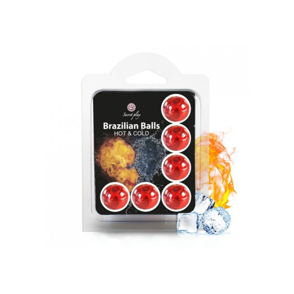 6 boules de massage brésiliennes
