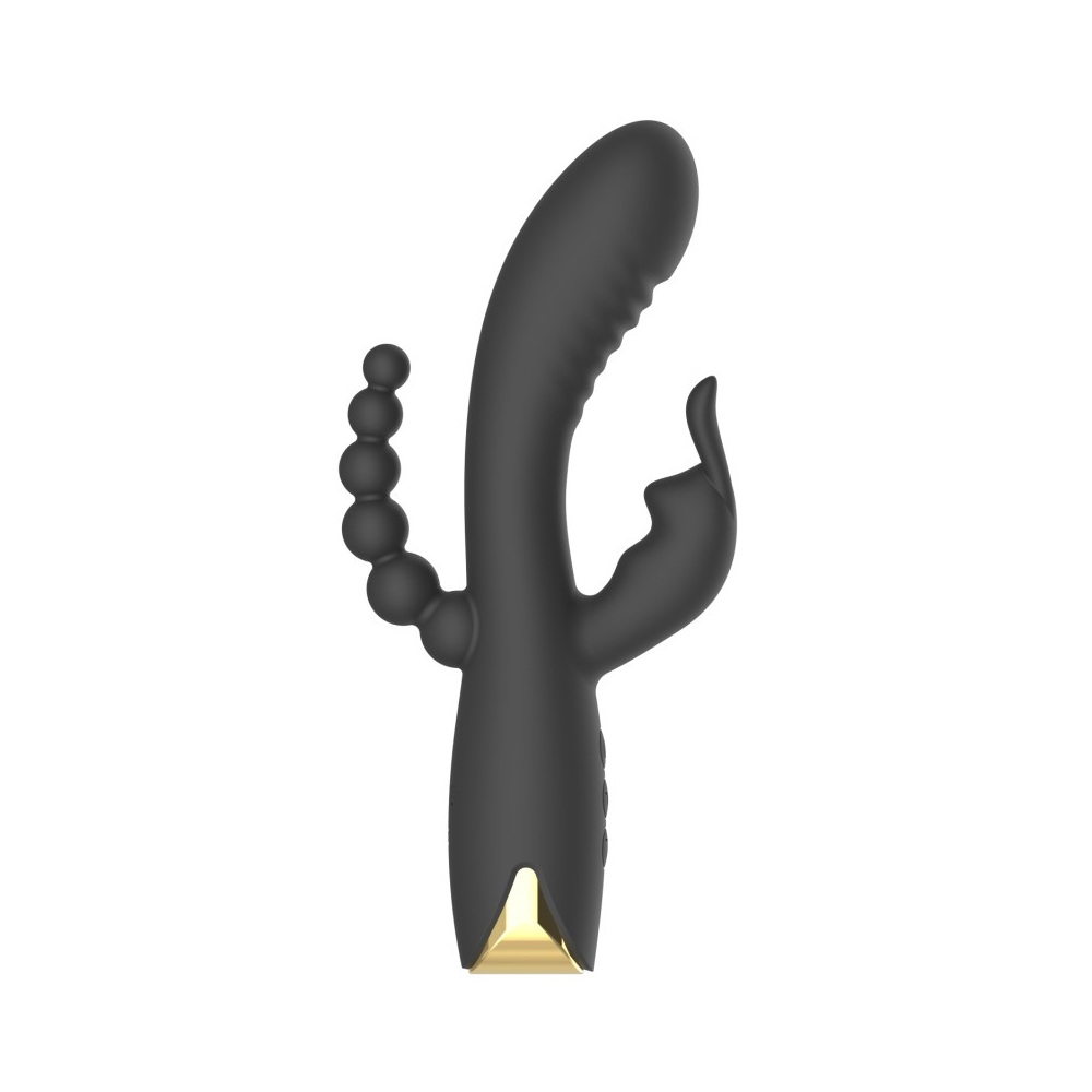 Vibromasseur triple stimulation