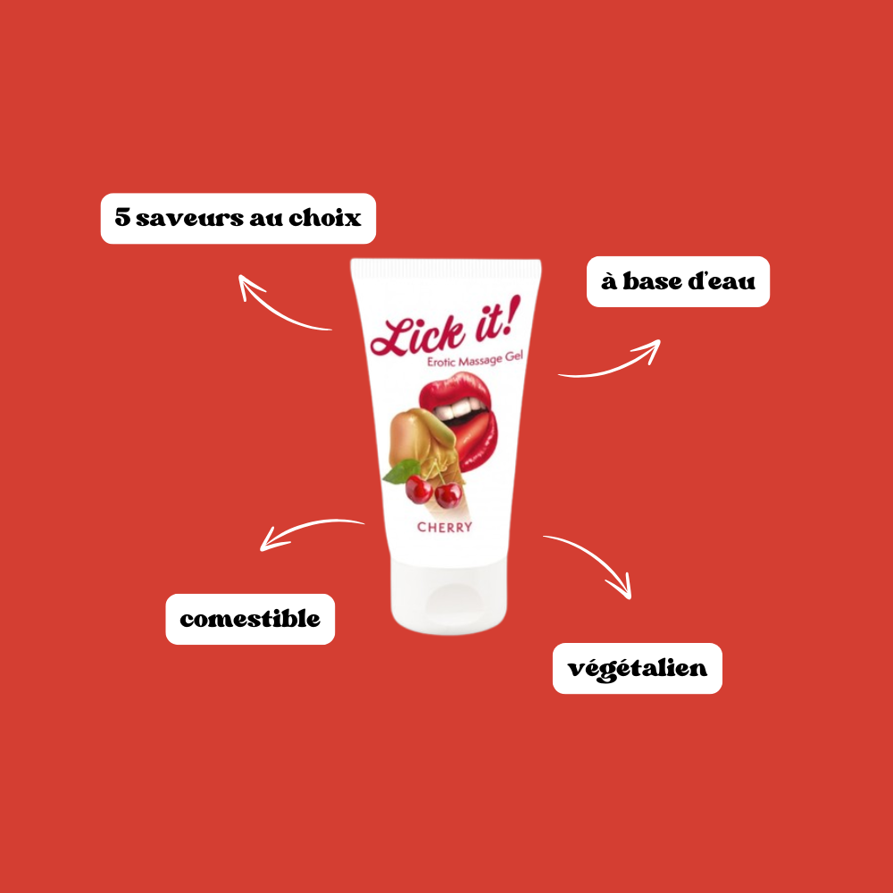 Lubrifiant et gel de massage végétalien comestible