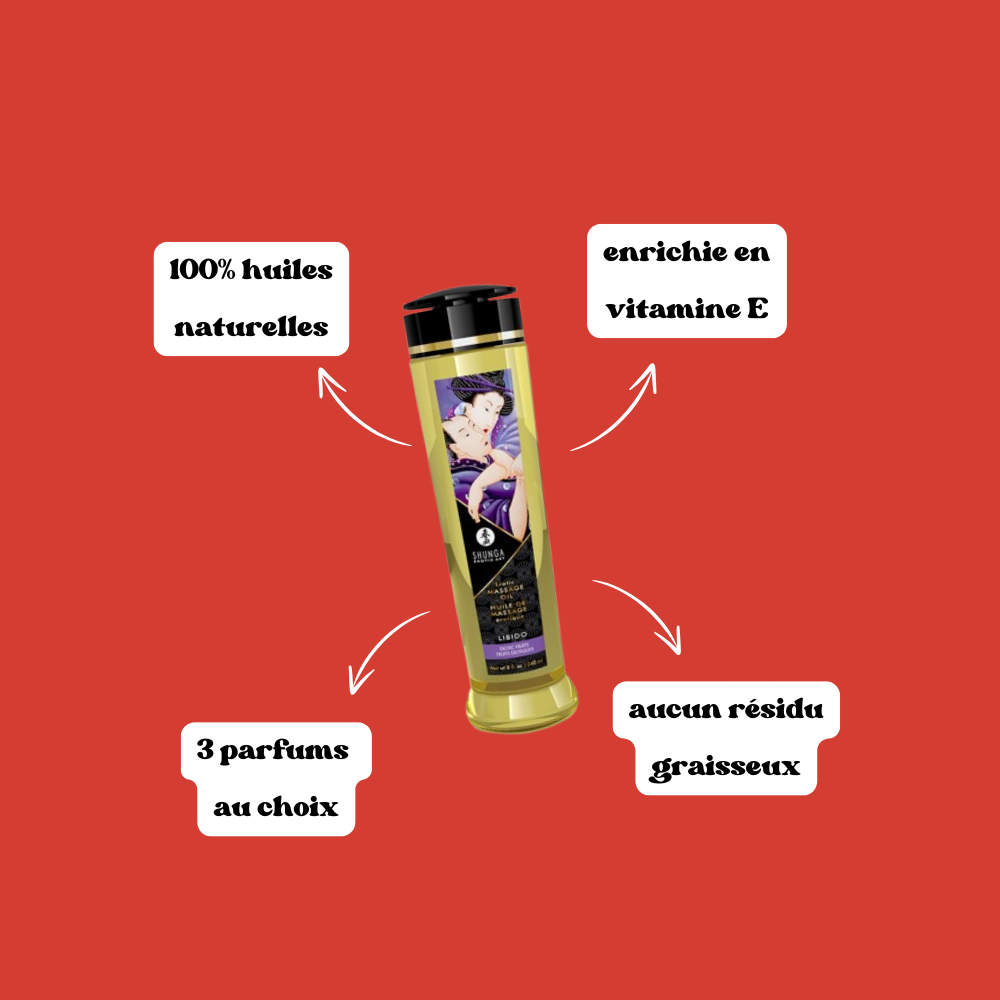 Huile de massage aphrodisiaque