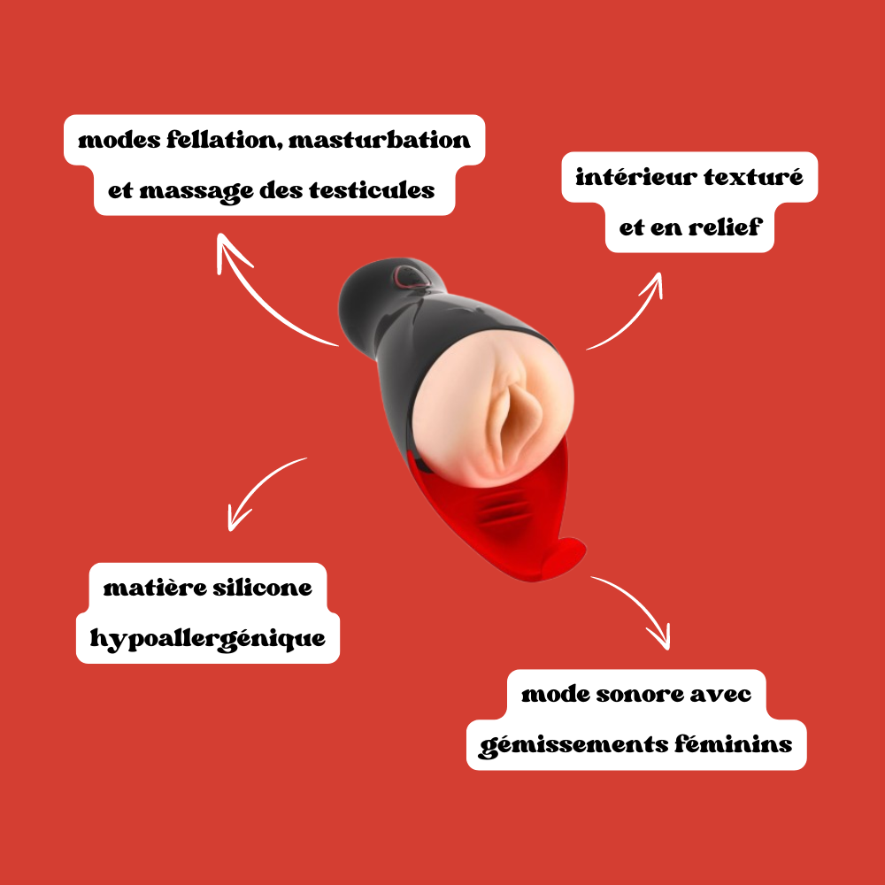 Masturbateur luxe 3D sensitive