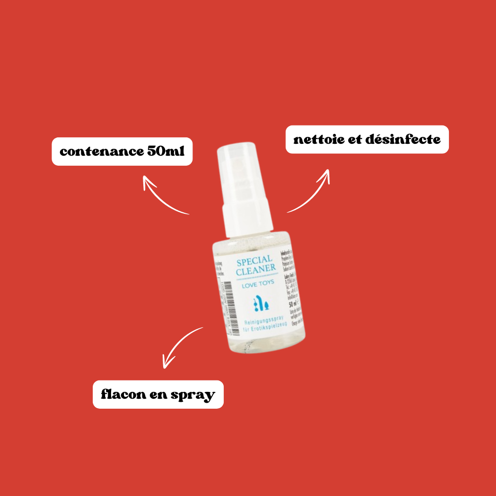 Nettoyant sextoy en spray