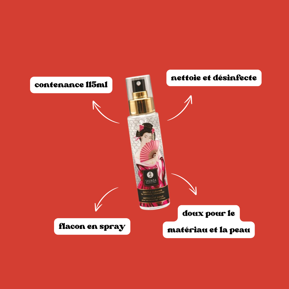 Nettoyant doux pour sextoys Shunga