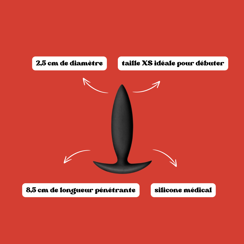 Plug anal Extra Small en silicone