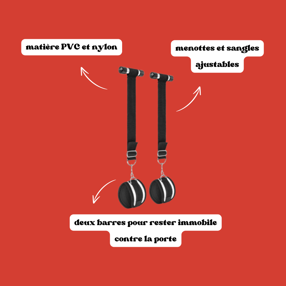 Menottes de suspension de porte
