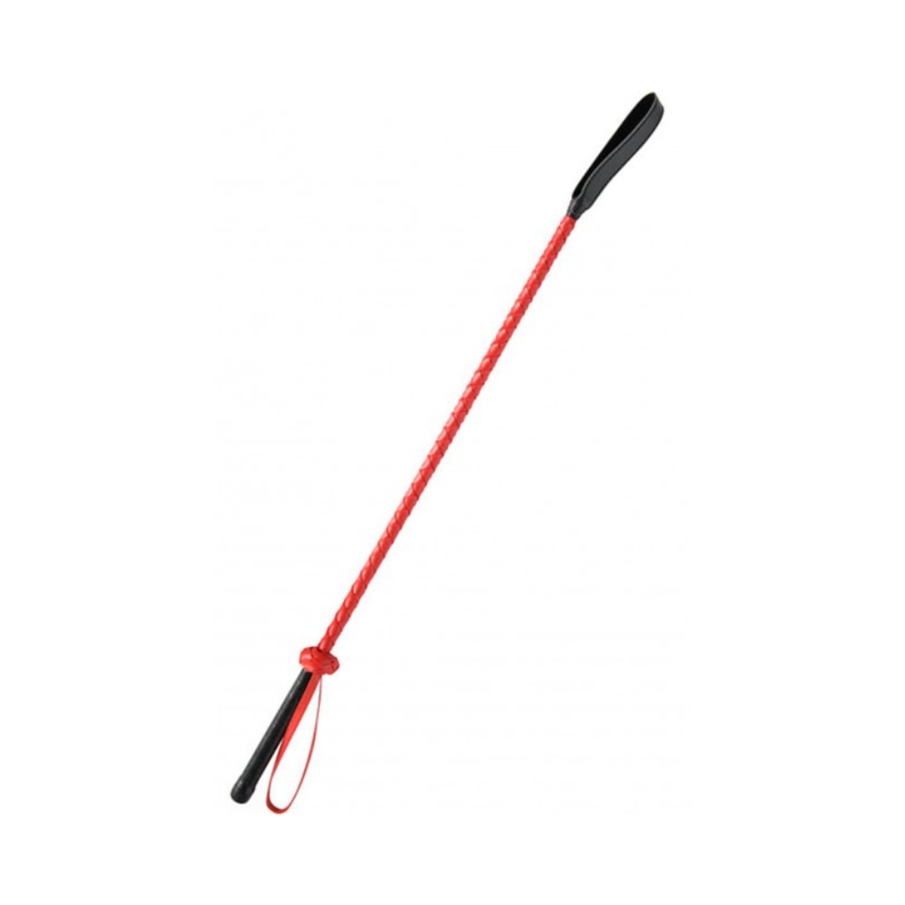 Cravache rigide rouge