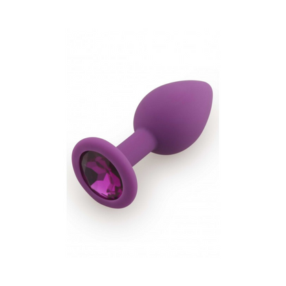 Plug anal bijou cristal à facettes