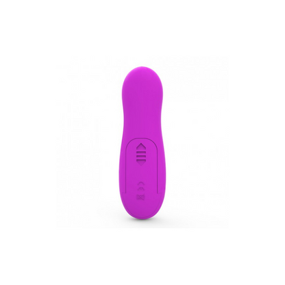 Stimulateur de clitoris violet par vibrations - 10 vitesses de voyage