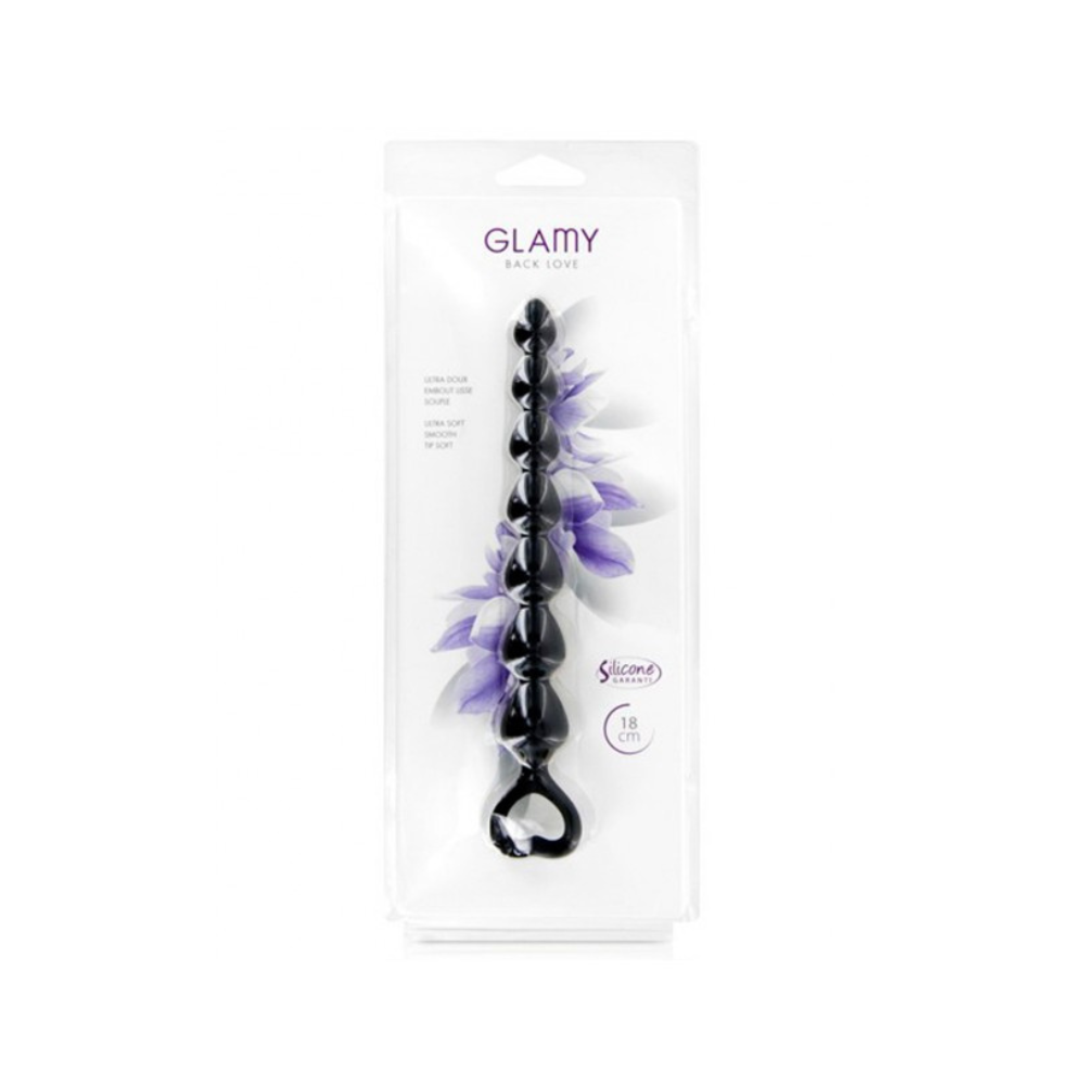 Chapelet plug anal noir