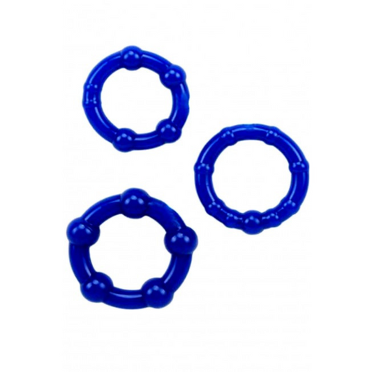 Lot de 3 cockring avec billes