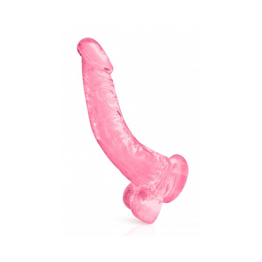 Gode jelly courbe ventouse taille XL