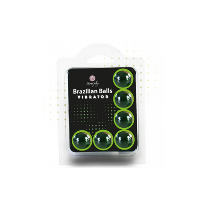 6 boules de massage brésiliennes