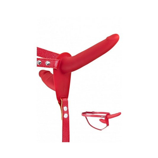 Double gode ceinture rouge