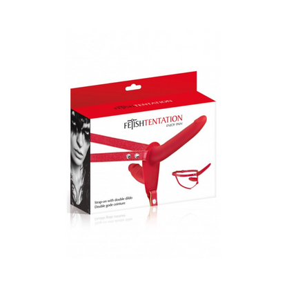 Double gode ceinture rouge