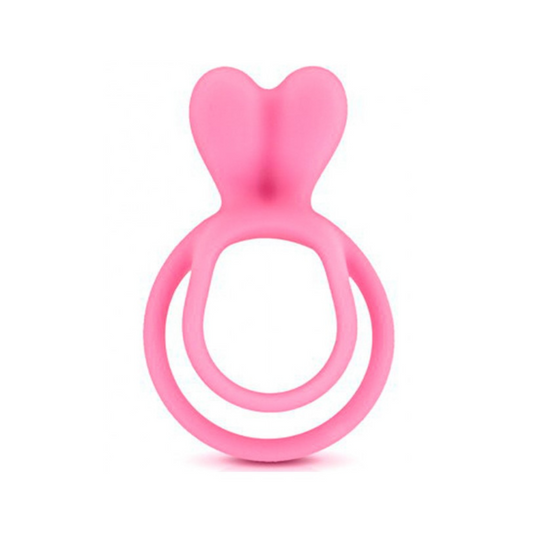 Double cockring avec stimulateur de clitoris