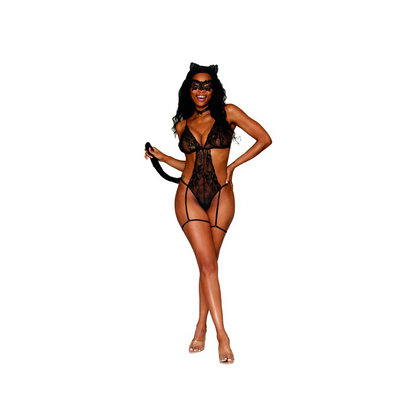 Costume chat 4 pièces