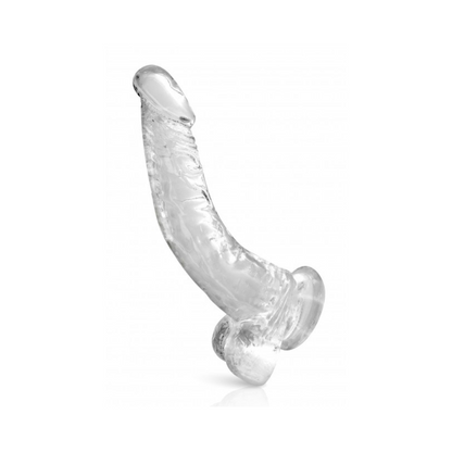 Gode jelly courbe ventouse taille XL