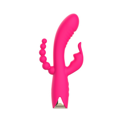 Vibromasseur triple stimulation