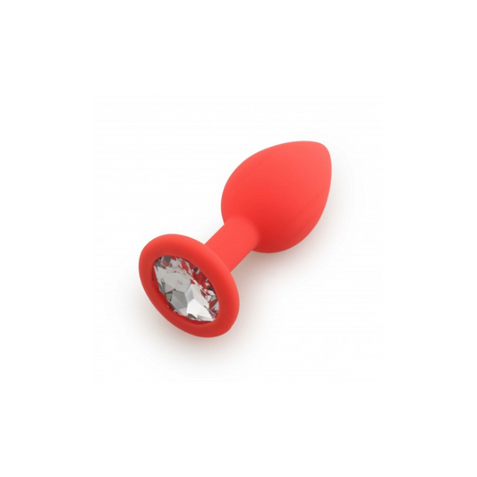 Plug anal bijou cristal à facettes