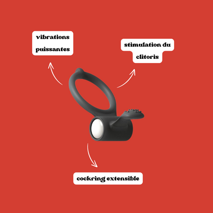 Cockring vibrant power clit
