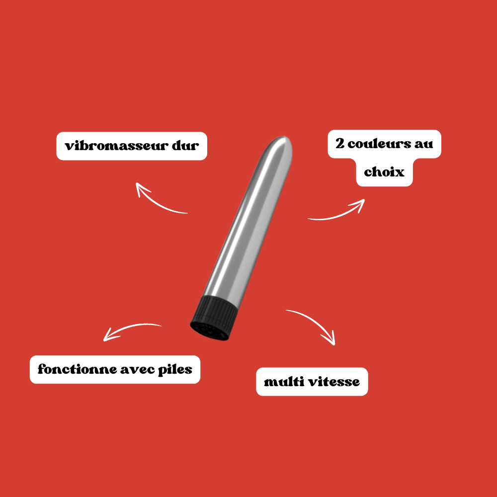 Vibromasseur classique multi vitesse