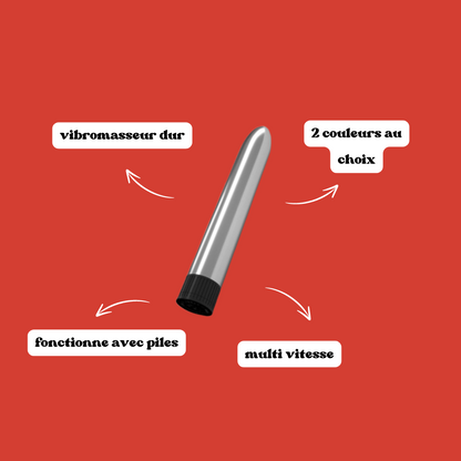 Vibromasseur classique multi vitesse
