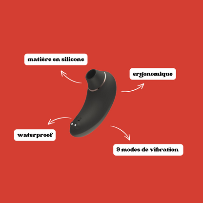 Vibromasseur clitoridien par embout